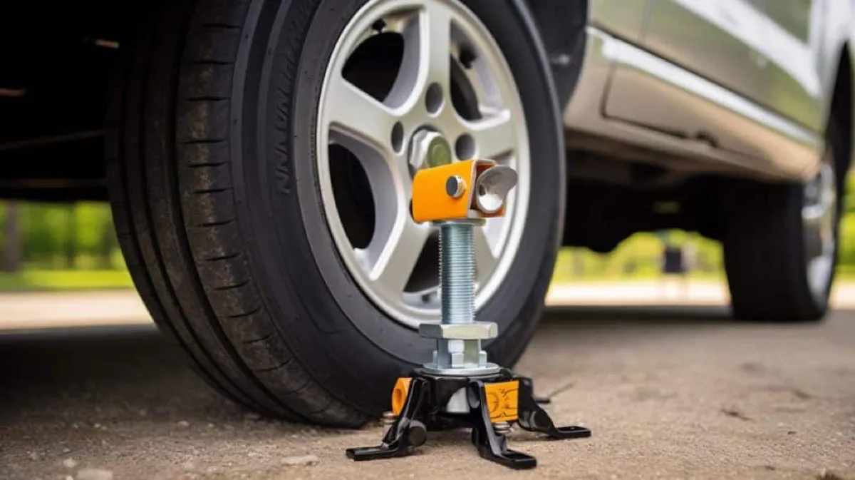 Mettre son camping-car à niveau avec des vérins mécaniques