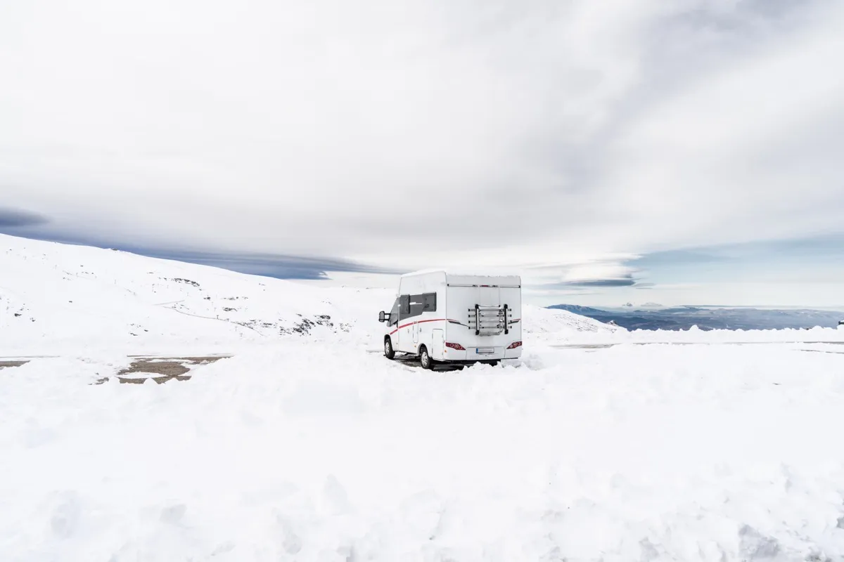 Voyager en camping-car en hiver