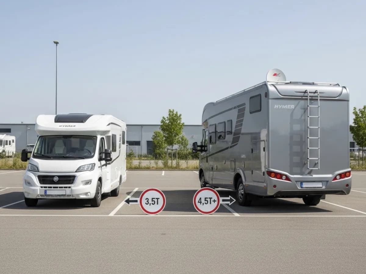 Comparaison camping-car permis B et permis C/C1