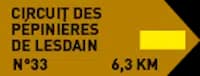 Balisage du circuit des pépinières de Lesdain